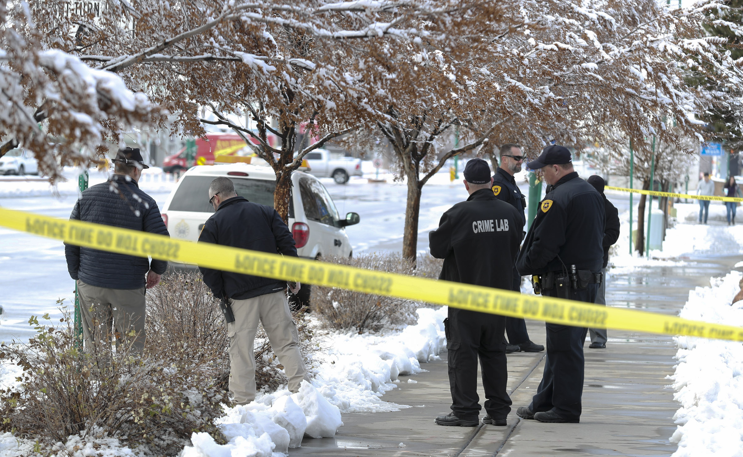 Police investigate after man's body is found near state office in Salt Lake City