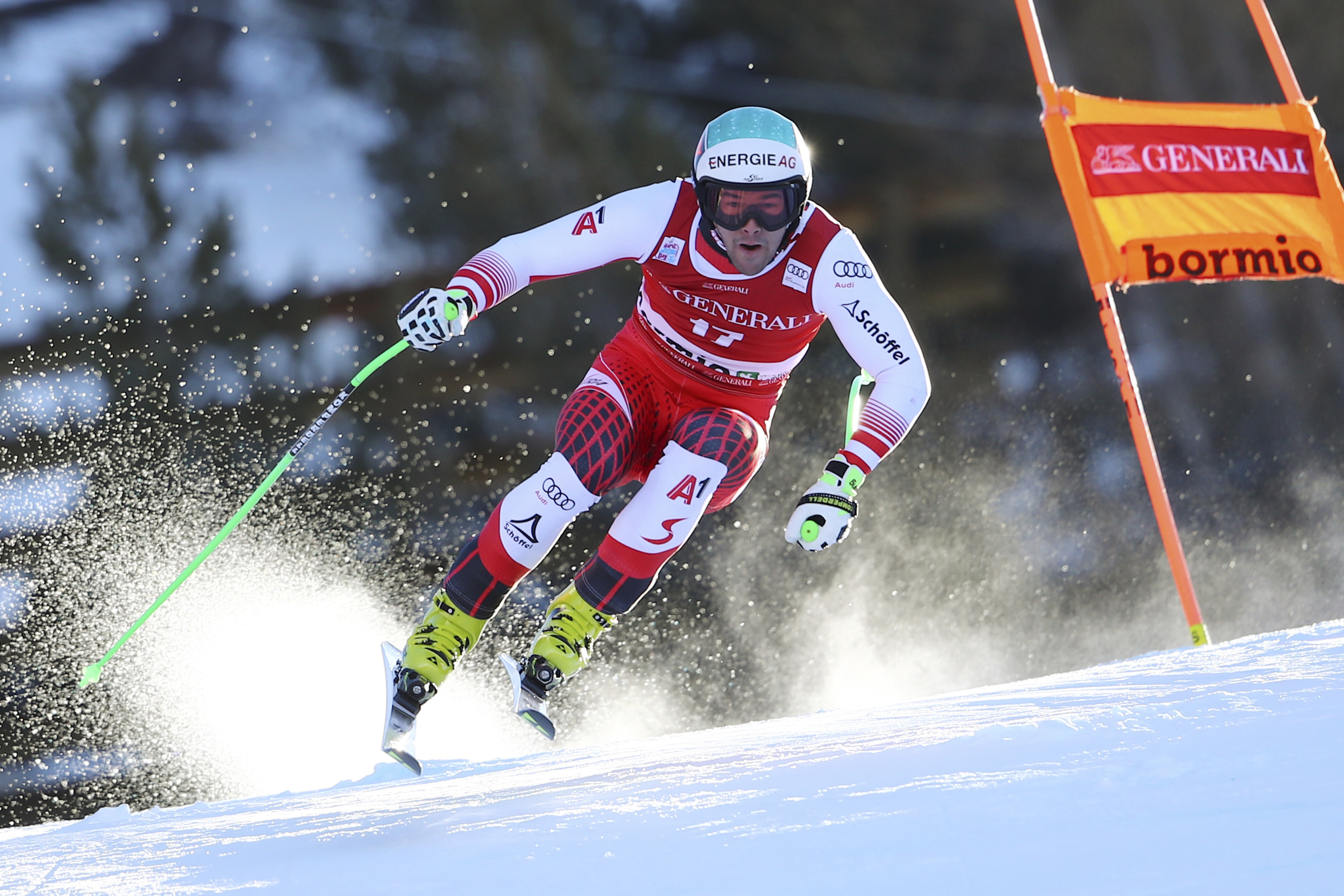 Kriechmayr leads Kilde in final Bormio downhill training