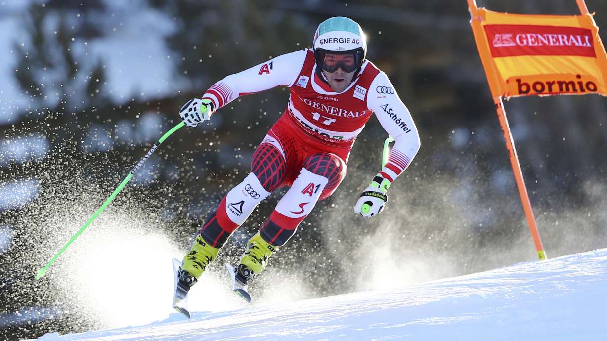 Kriechmayr leads Kilde in final Bormio downhill training