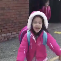 Have You Seen This? Compilation of girl greeting sister after school is adorable
