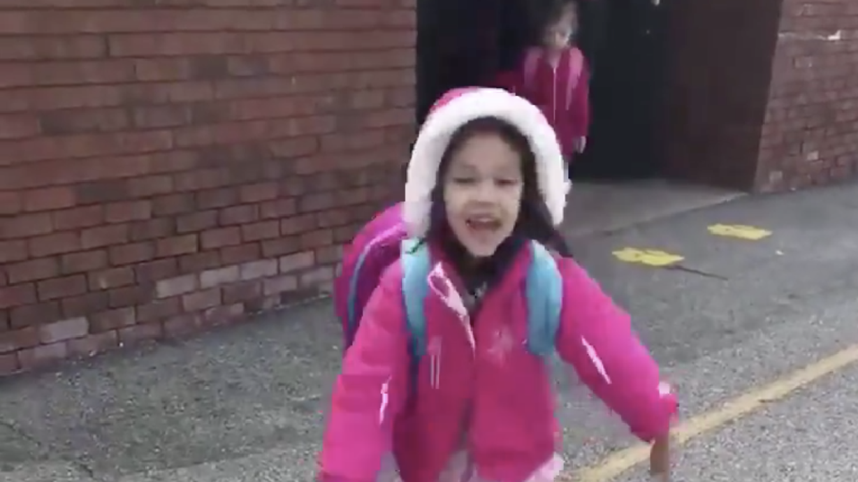 Have You Seen This? Compilation of girl greeting sister after school is adorable