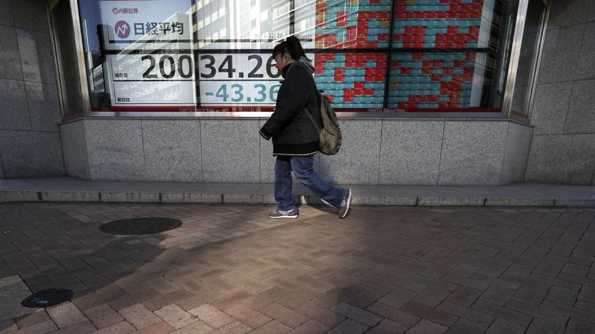 Global stocks gain after Wall Street rally, Japan falls