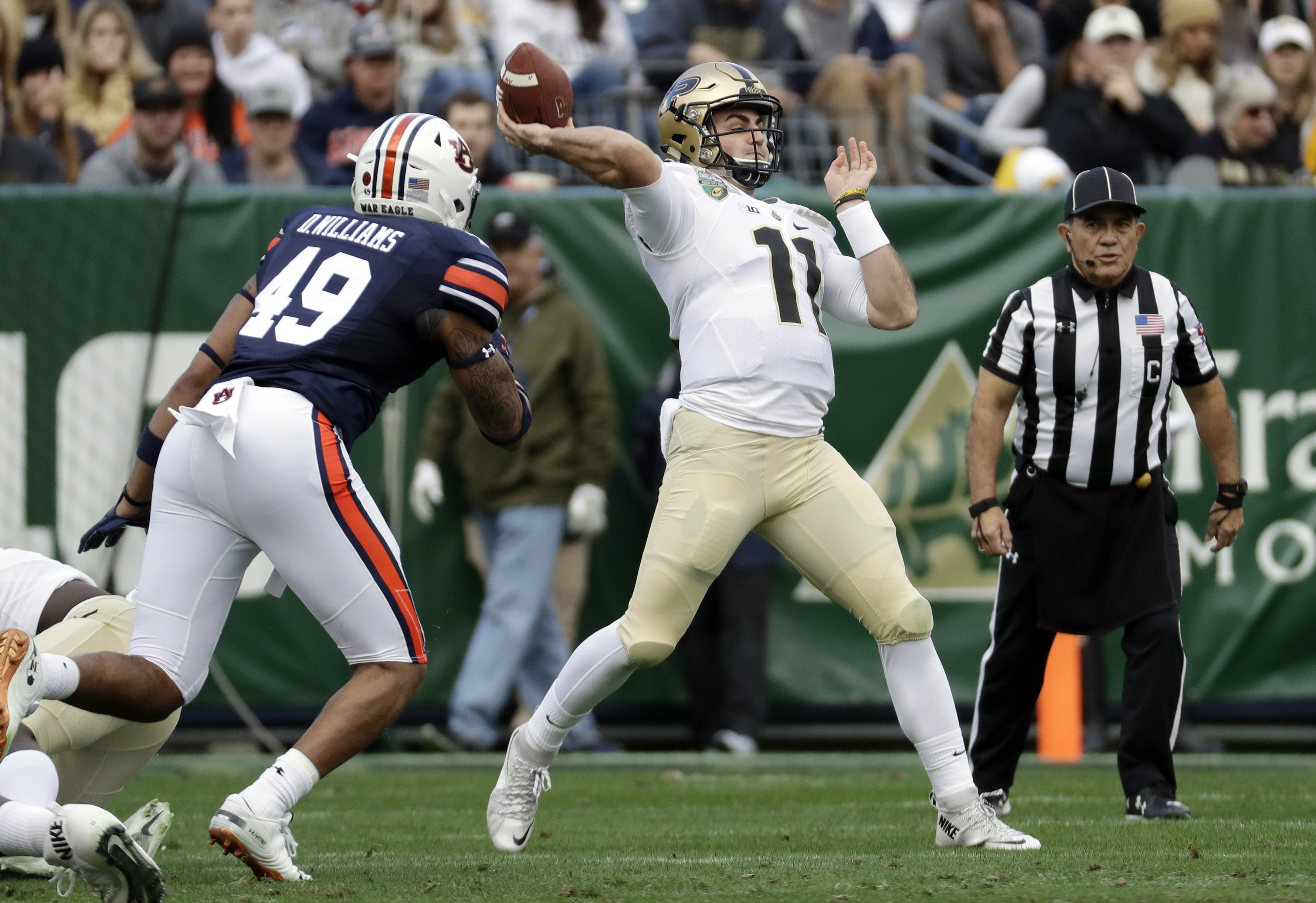 Stidham, Auburn throttle Purdue 63-14 at Music City Bowl