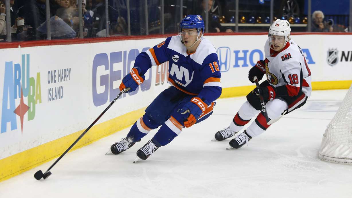 Barzal helps Islanders rally for 6-3 win over Senators