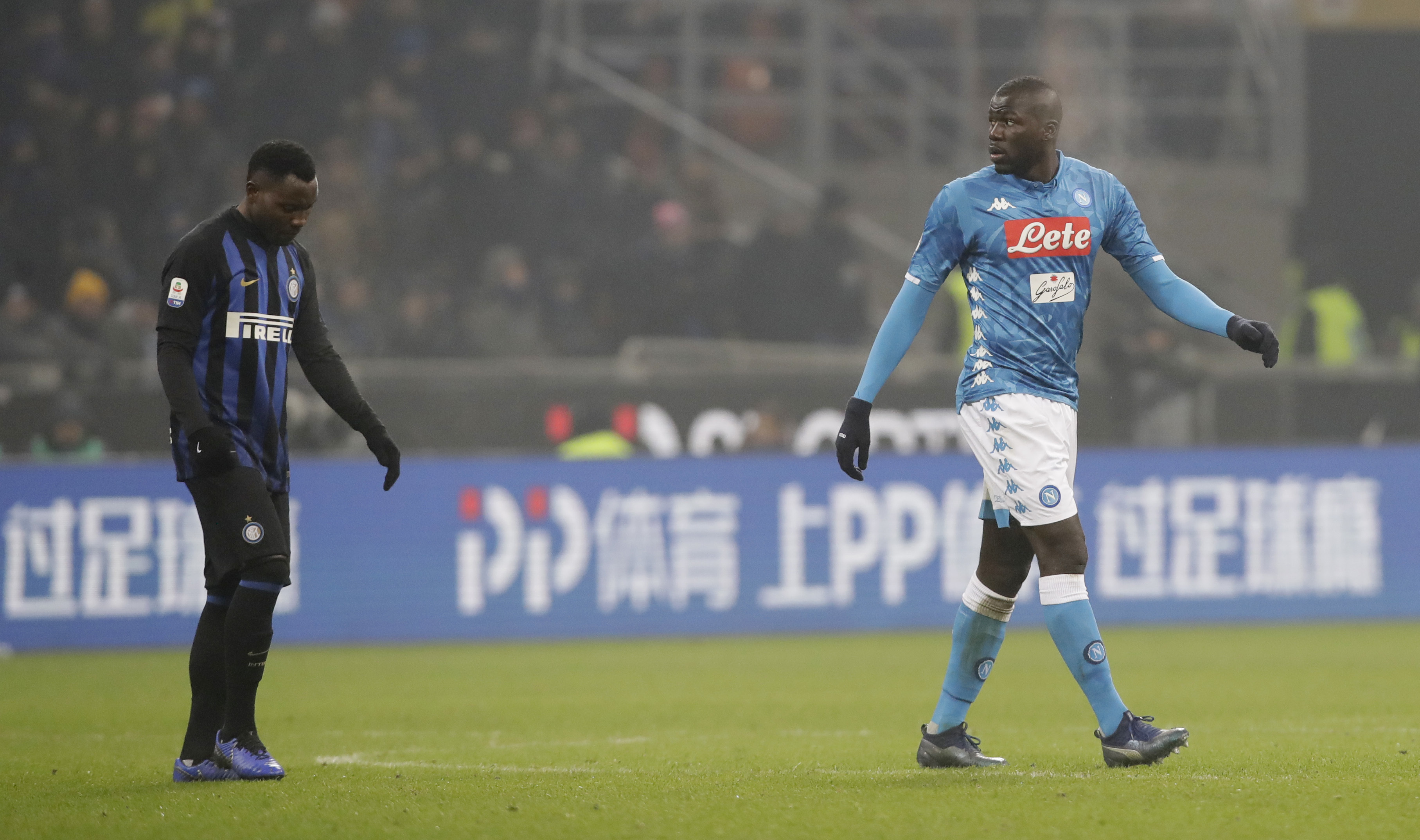 Napoli players, fans support Koulibaly after racist chants