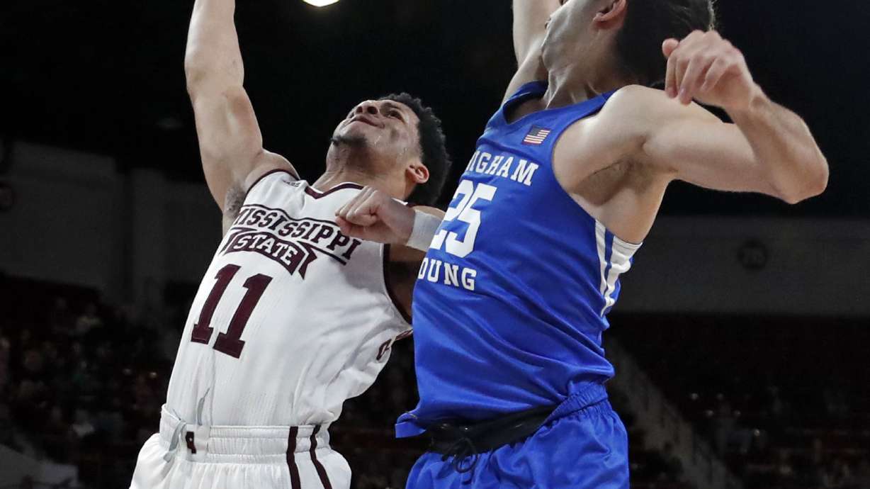Aric Holman leads No. 19 Mississippi St over BYU 103-81