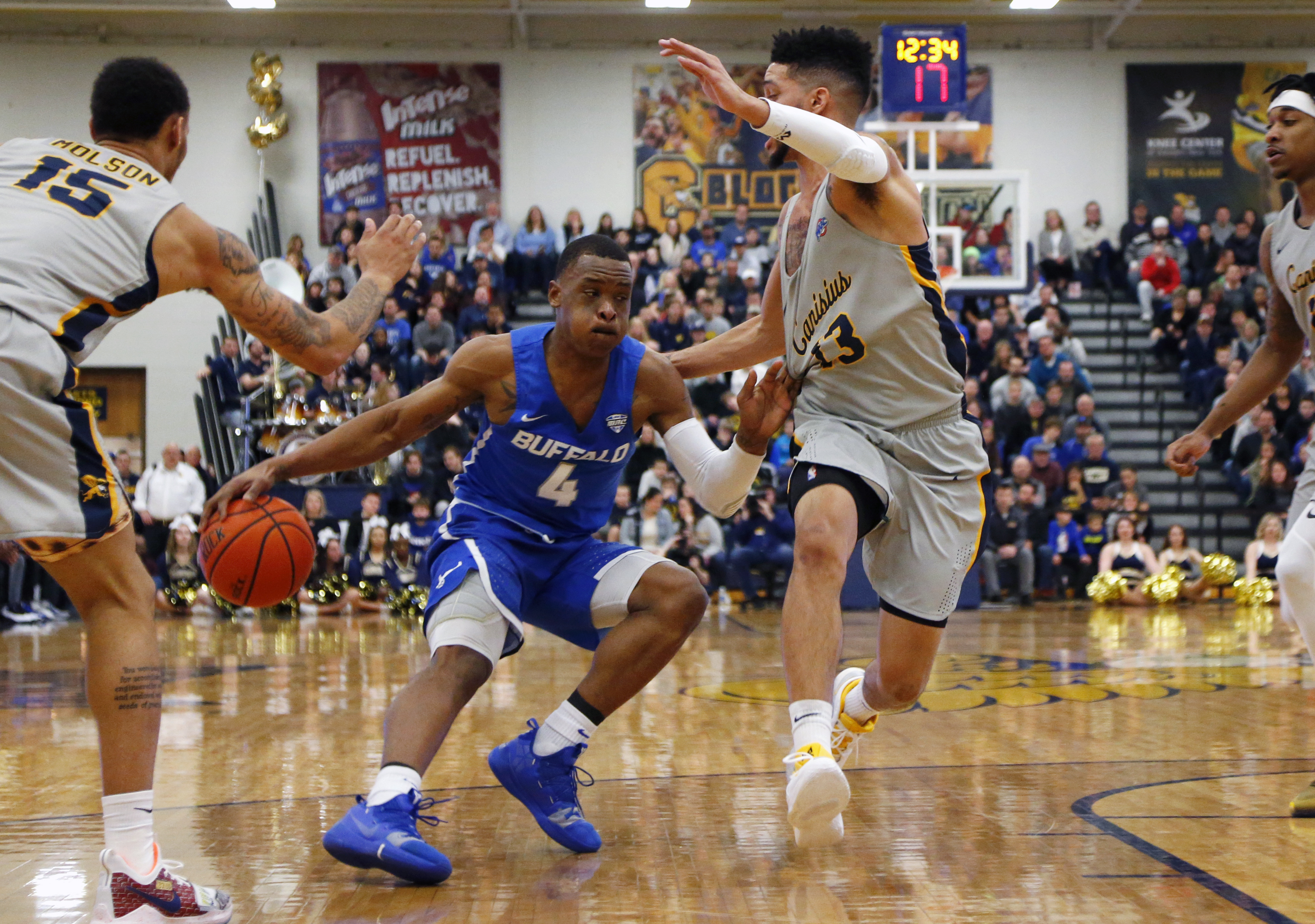 No. 21 Buffalo improves to 12-1 with 87-72 win over Canisius