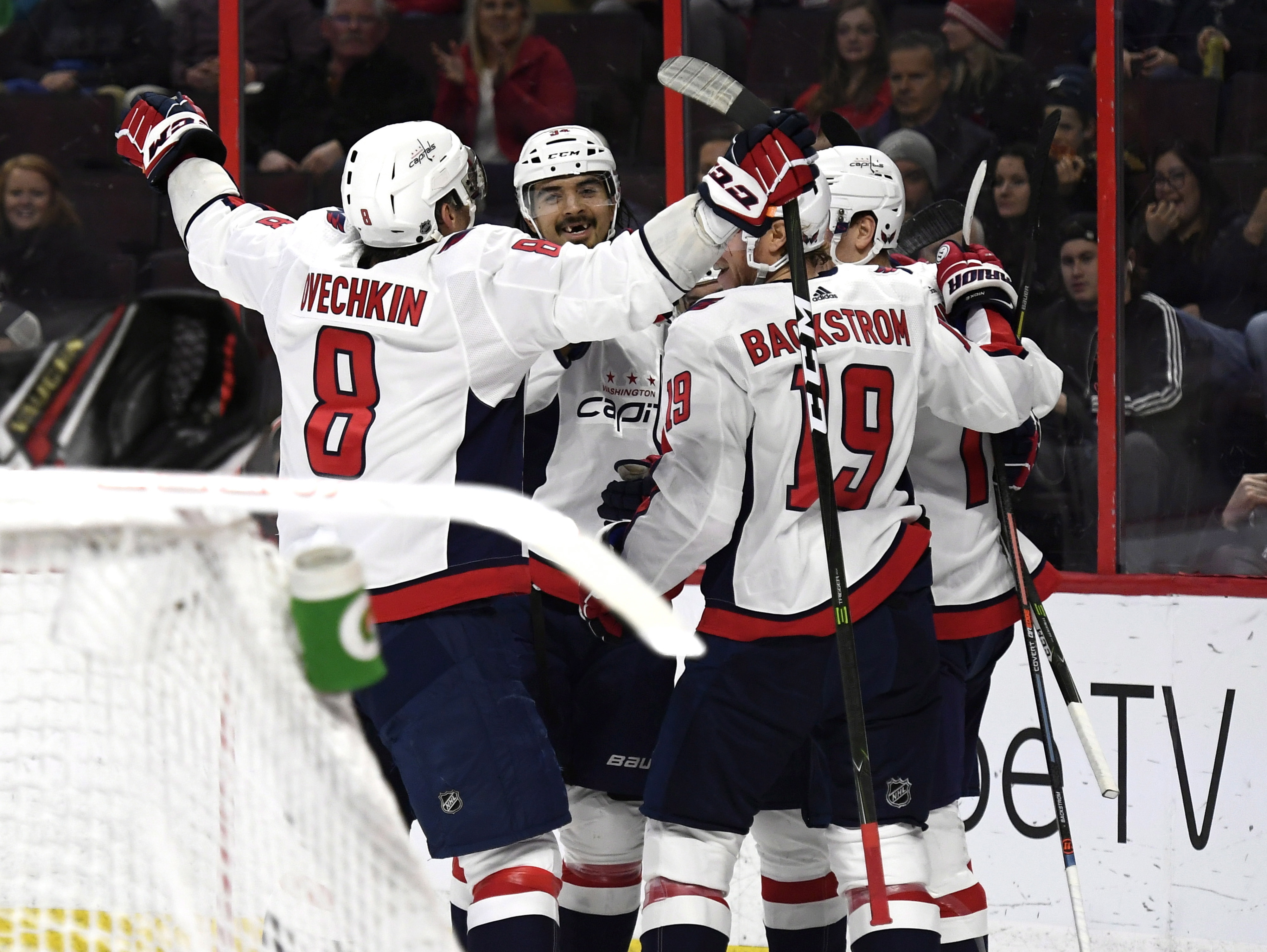 Lewington, Wilson lift Capitals over Senators 3-2