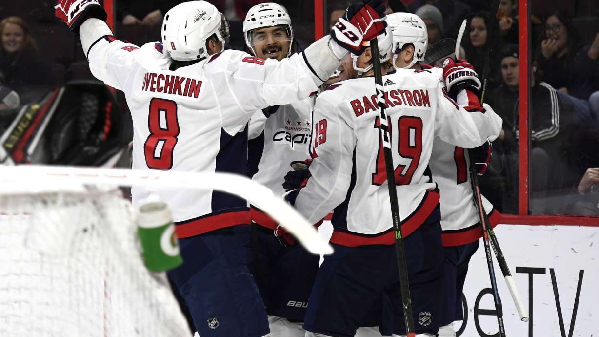 Lewington, Wilson lift Capitals over Senators 3-2