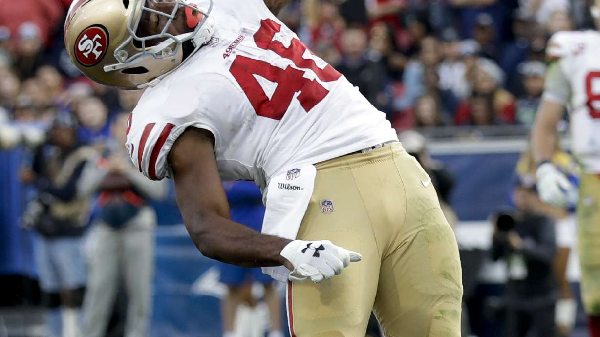 Goff throws 4 TDs, Rams grab bye with 48-32 win over Niners