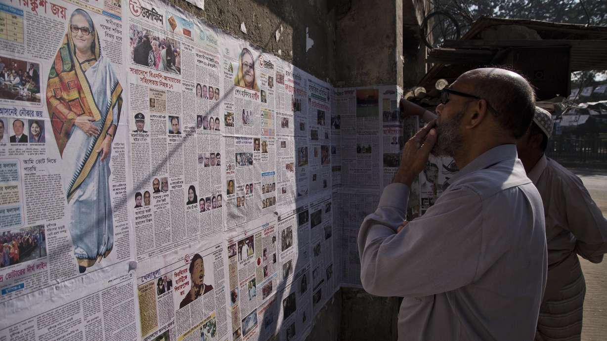 The Latest: UN leader's office urges restraint in Bangladesh
