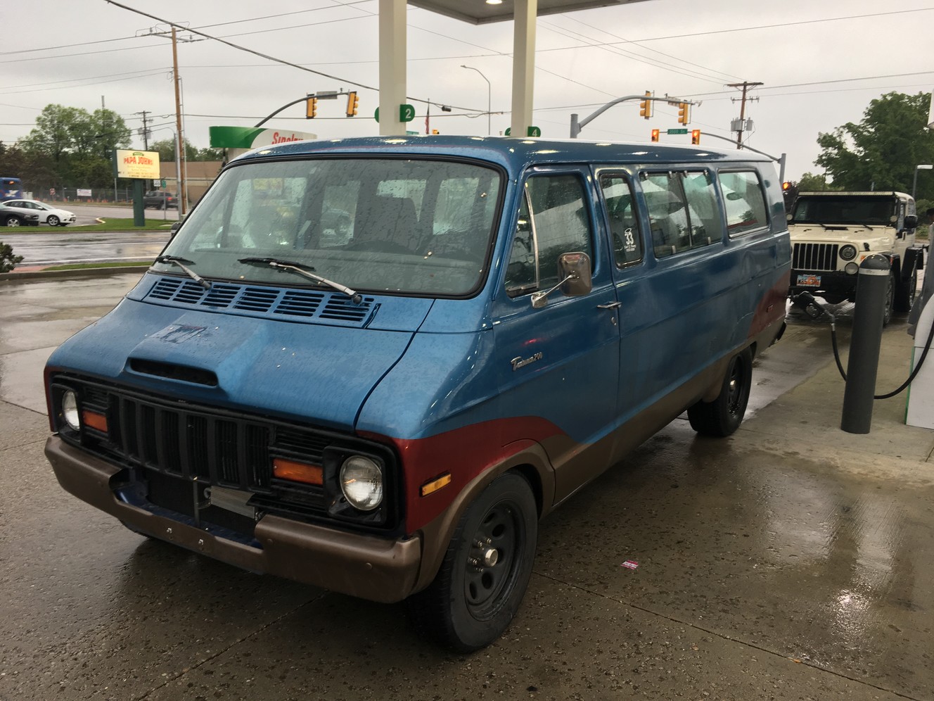 The 1977 Dodge B200 when Pooley purchased it. Photo: Jay Pooley