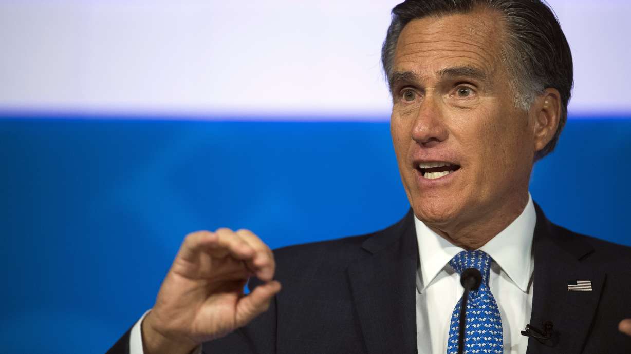 New GOP rivalry? Romney bolts into Washington, blasts Trump