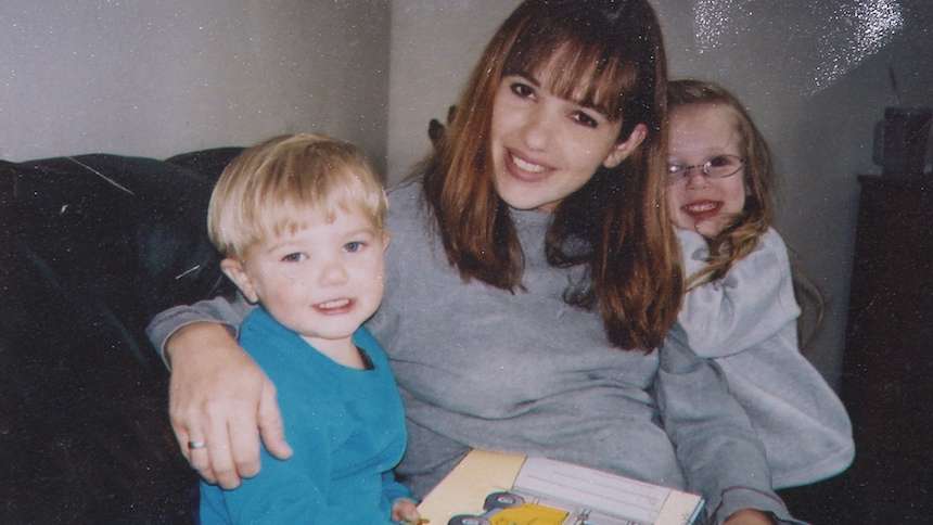 Lauriann Bartell with her children, Matthew and Sadie, several years ago. Photo: Courtesy Bartell family via EastIdahoNews