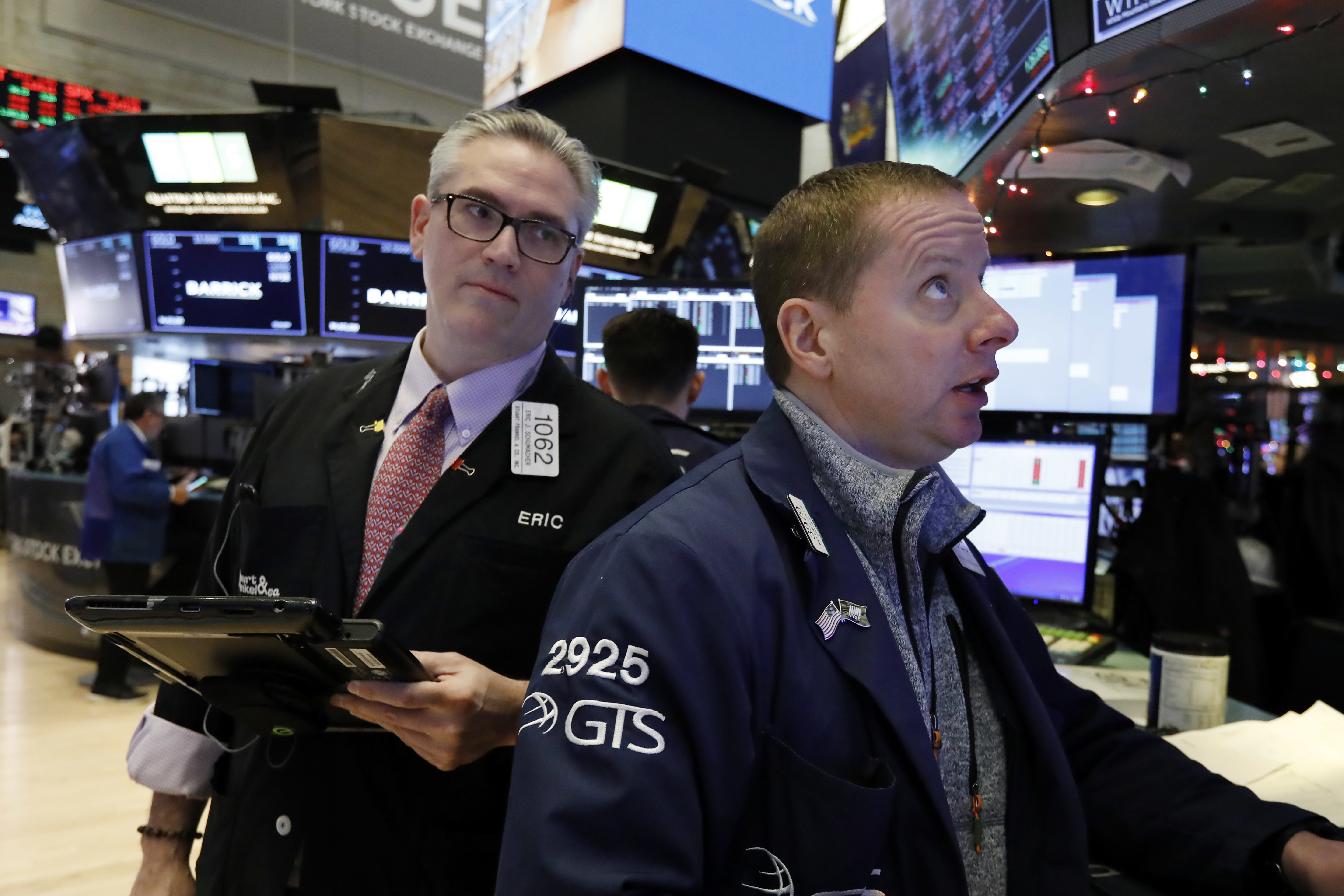Stocks swing to huge gains after jobs report, trade talks