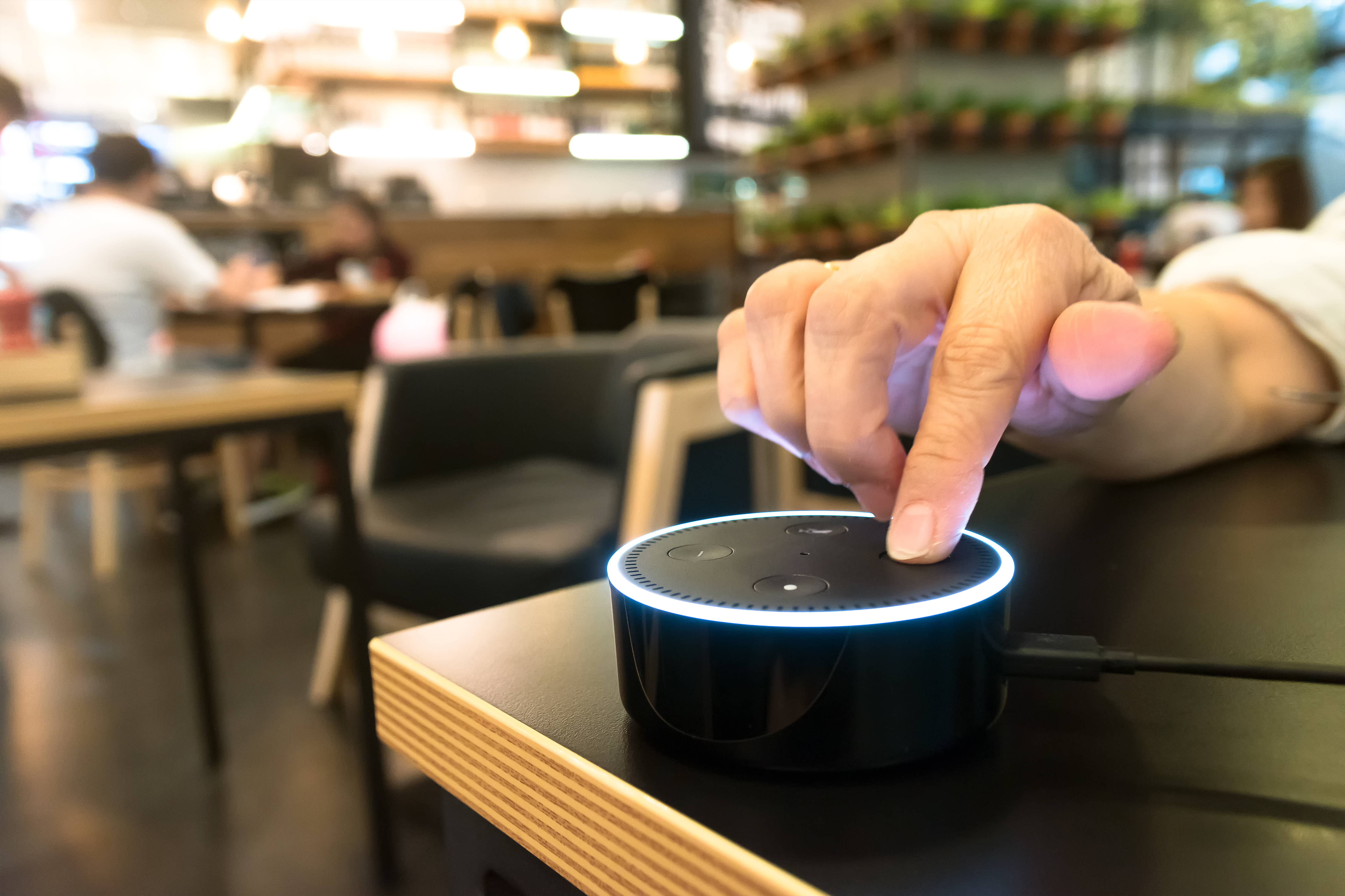 Amazon’s Alexa can sync with a lot of your apps and help you catch up on the news or listen to podcasts and books while you’re busy doing something else like washing dishes or folding laundry. (Photo: Shutterstock)
