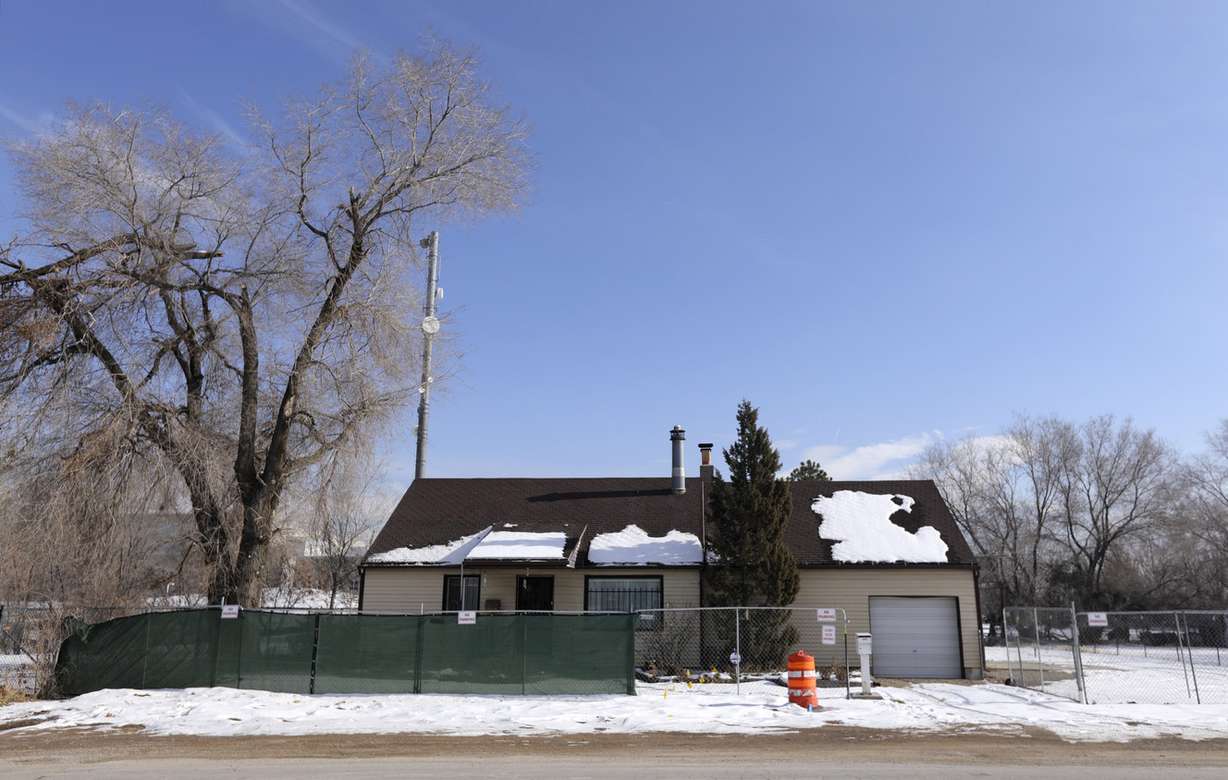 A home near the new homeless shelter in South Salt Lake is pictured on Friday, Jan. 4, 2019. Salt Lake County has bought the homes surrounding the new homeless shelter site. (Photo: Kristin Murphy, KSL)