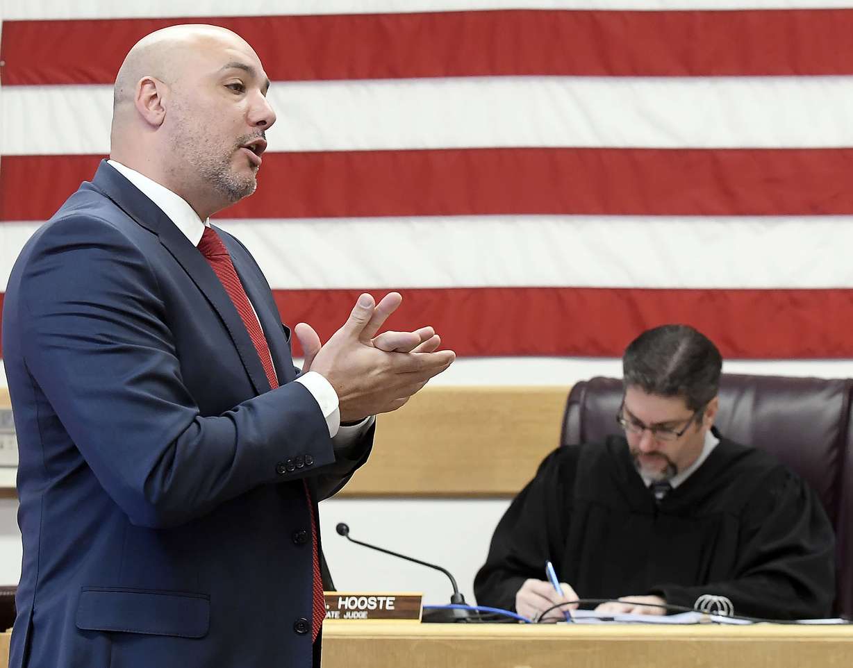 An Idaho science teacher who ignited worldwide controversy after feeding a puppy to a snapping turtle was found not guilty of animal cruelty Friday evening. (Pool photo)