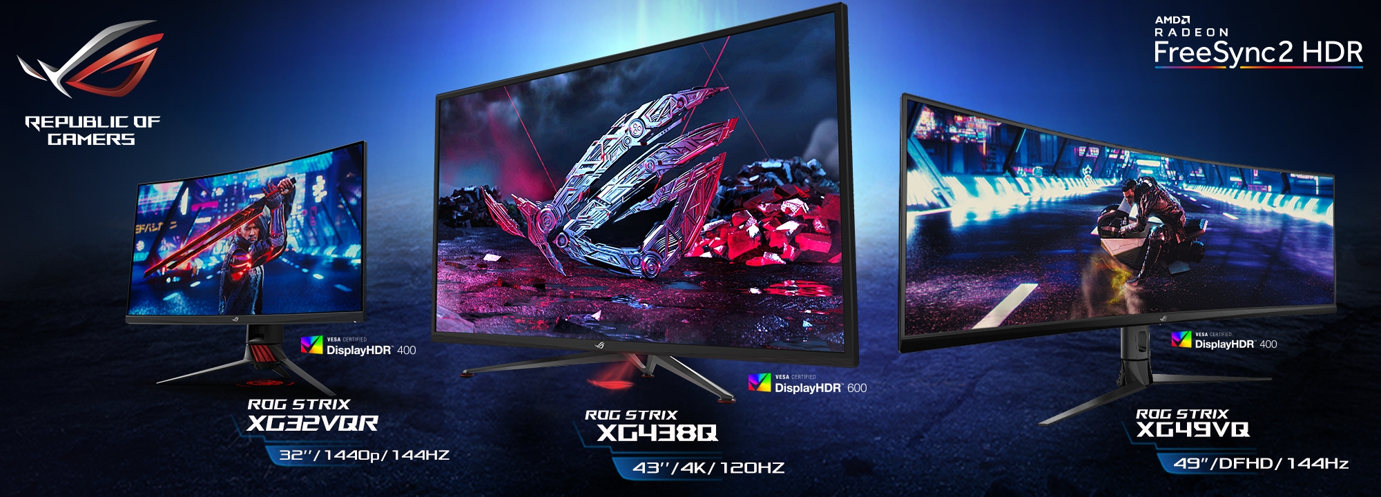 ASUS ROG Announces New Strix XG HDR Gaming Monitor Lineup