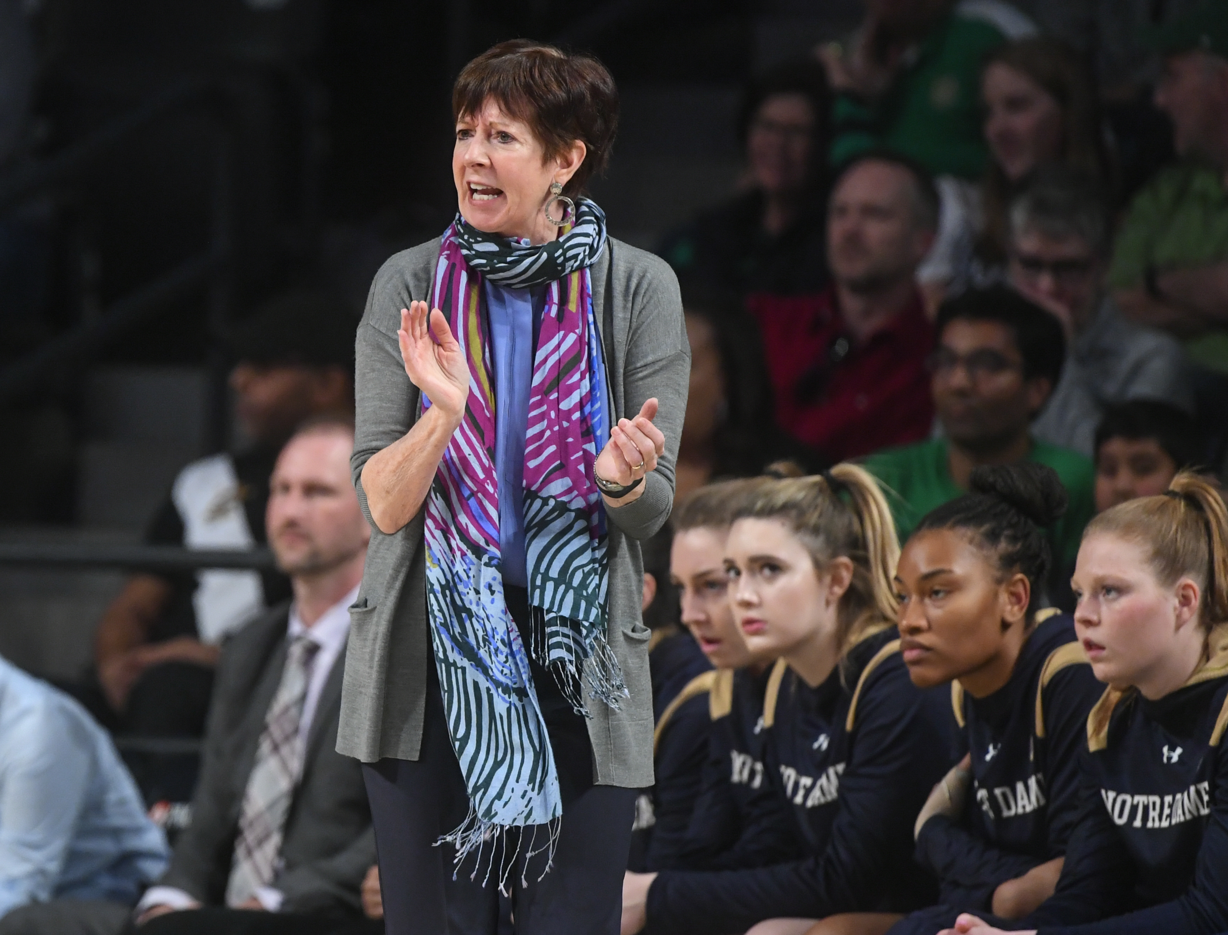 Notre Dame back at No. 1 in AP women's basketball poll