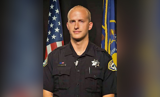 Provo police officer Joseph Shinners was shot and killed in Orem on Jan. 5, 2019, while responding to a report of a wanted fugitive. Matt Frank Hoover was sentenced Tuesday to life in prison without the possibility of parole.