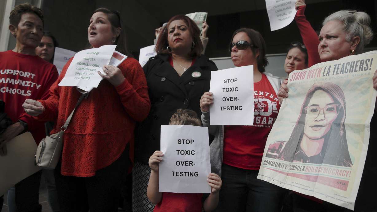 Latest: LA teachers' union pushes possible strike to Monday