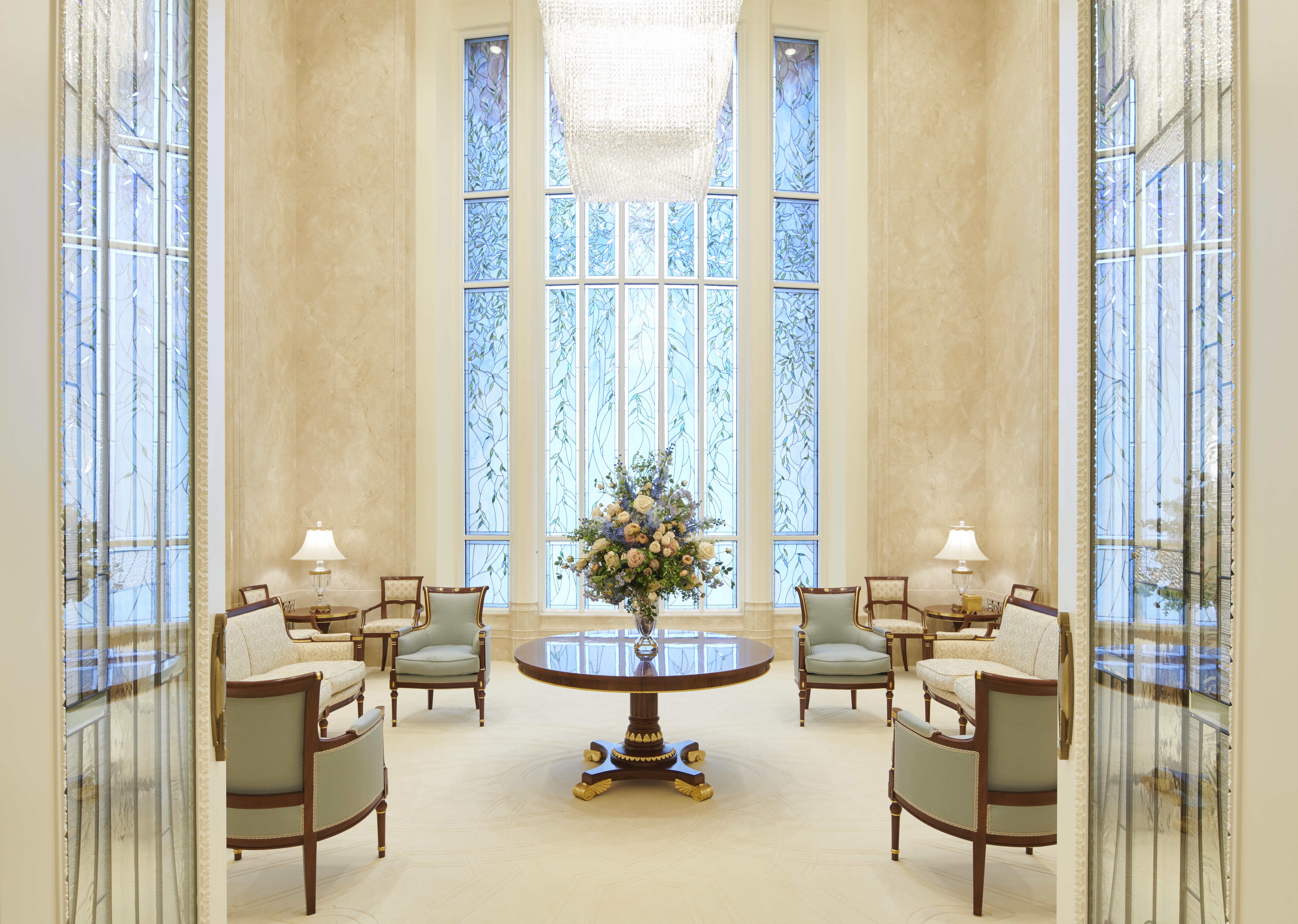 Celestial room in the Rome Italy Temple. (Photo: Intellectual Reserve, Inc.)