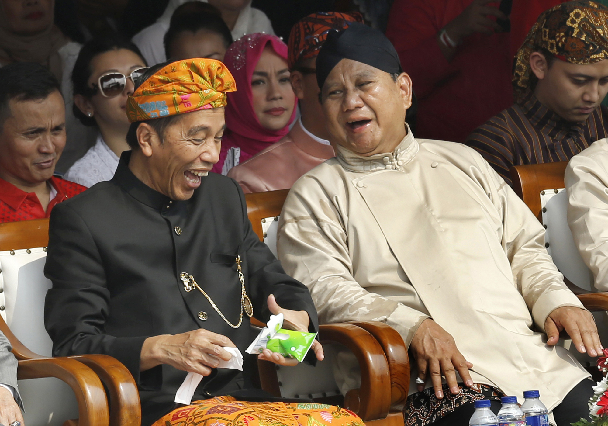 Indonesian presidential candidates spar over corruption