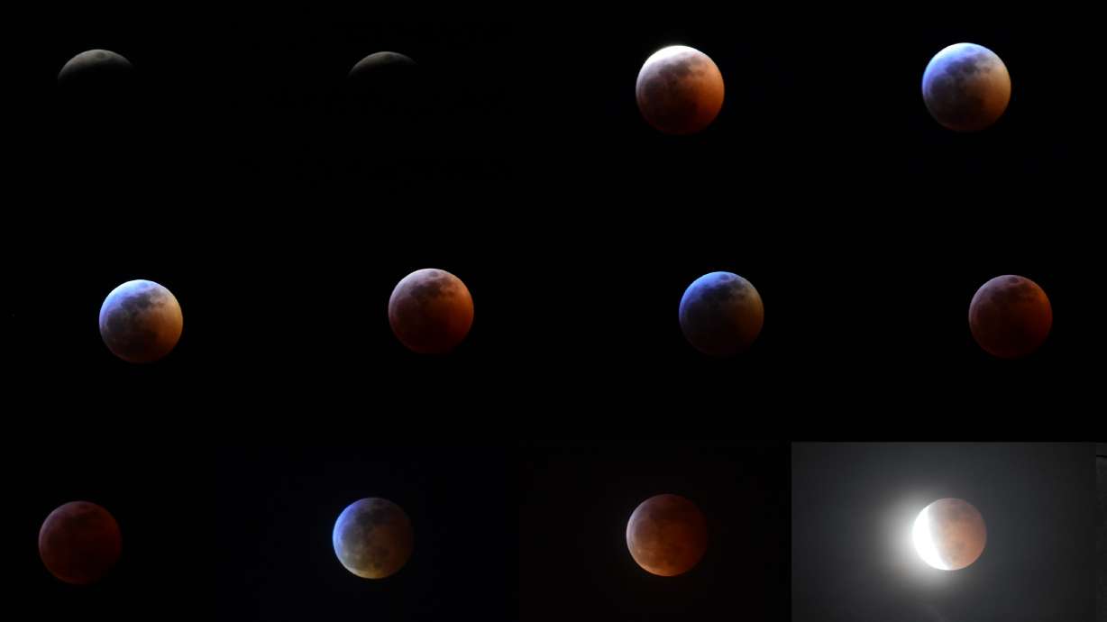 Pics of the Week: Utahns capture lunar eclipse, weekend snow