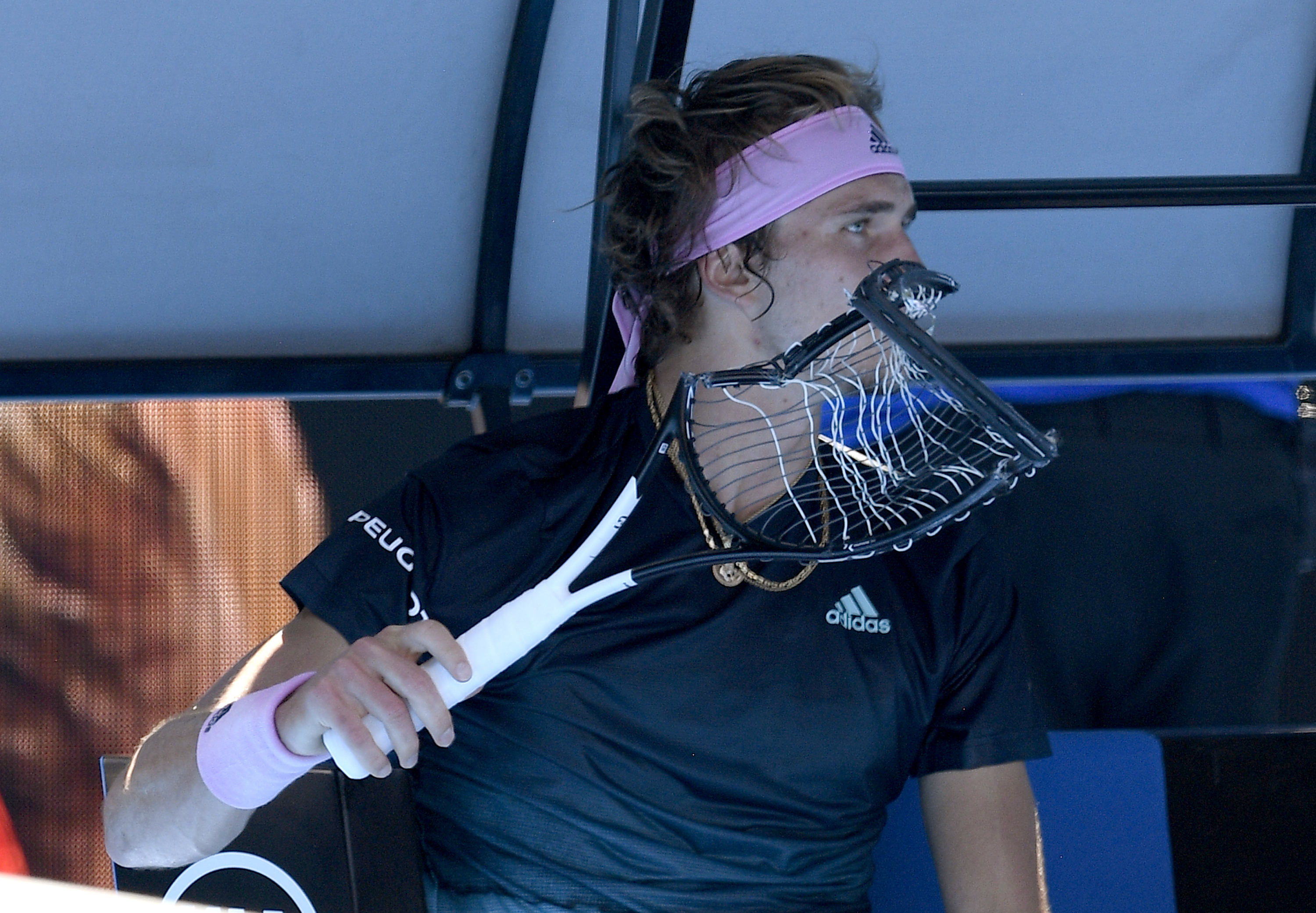 Tennis players can cause quite a racket by smashing rackets