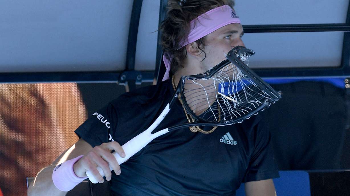 Tennis players can cause quite a racket by smashing rackets