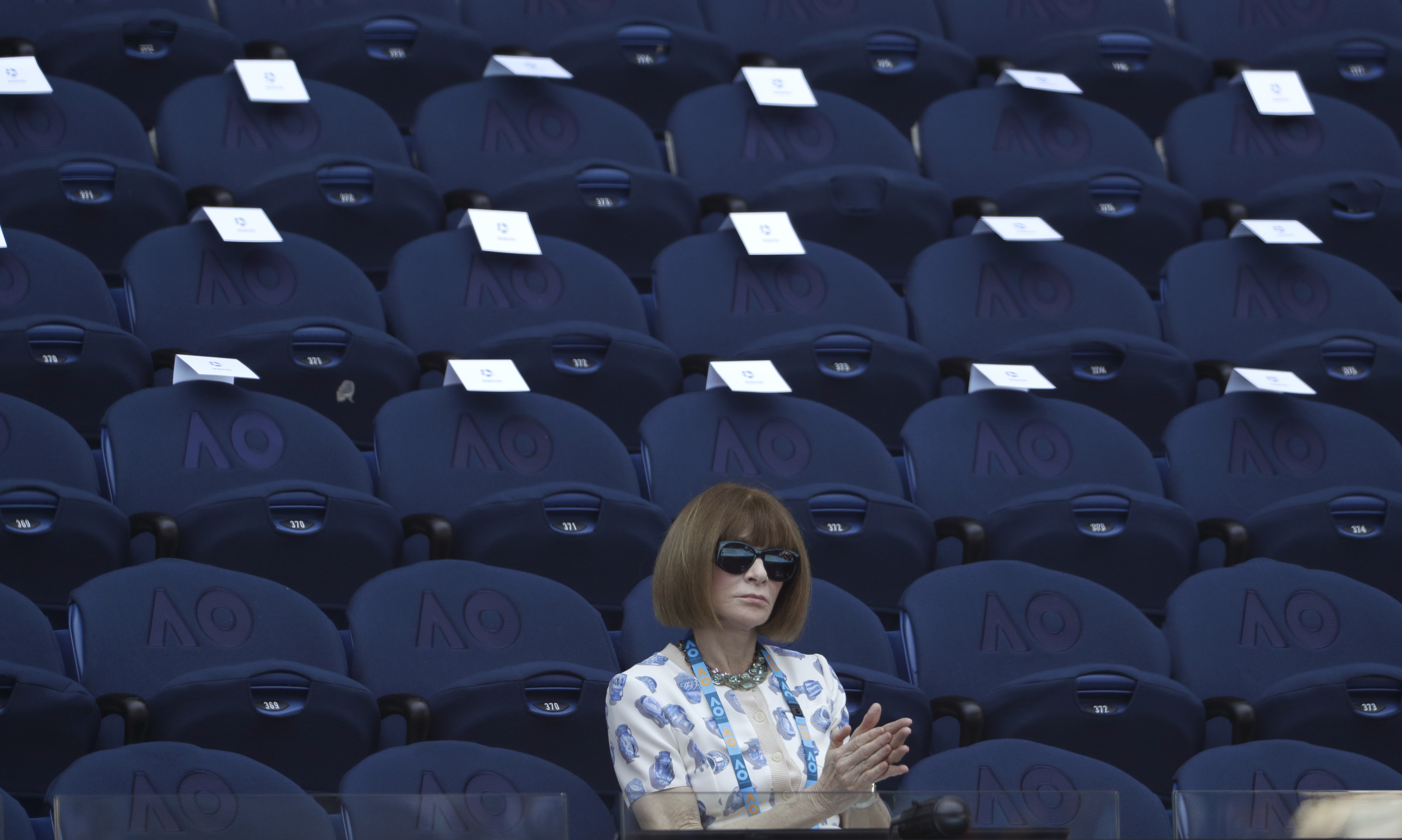 The Latest: Tiafoe jokes about Laver, 'Don't fall asleep!'