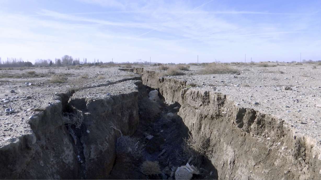 In Iran, parched lands hollowed by water pumping now sinking
