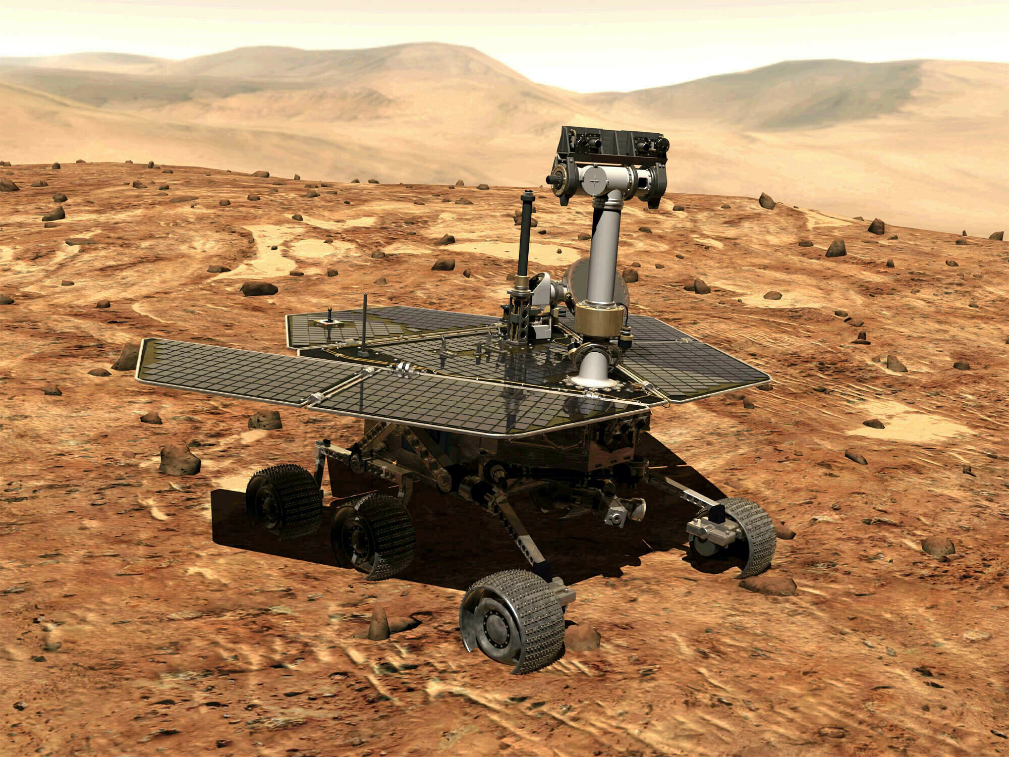 NASA's storm-silenced rover marks 15th anniversary on Mars