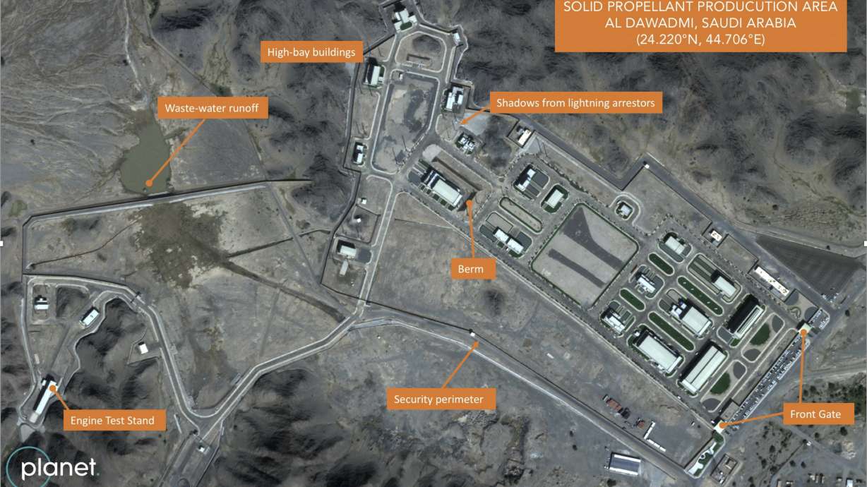 Experts, images suggest a Saudi ballistic missile program