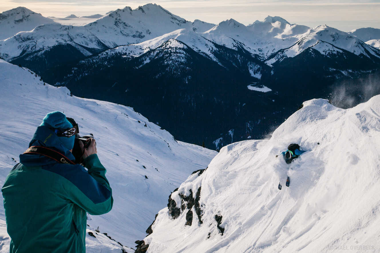 Adam Barker works to get a perfect action shot. (Photo: Michael Overbeck, Michael Overbeck, 2015)