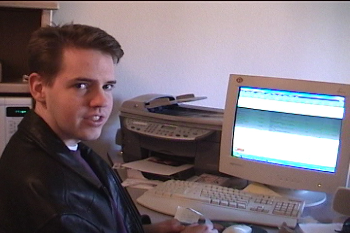 This still frame image from one of Steve Powell's home videos shows his oldest son, Josh Powell, sitting at his computer in 2003. Josh Powell's use of encryption on his personal files continues to frustrate police investigating the Dec. 7, 2009, disappearance of Josh Powell's wife, Susan Powell. (Photo: West Valley Police Department)