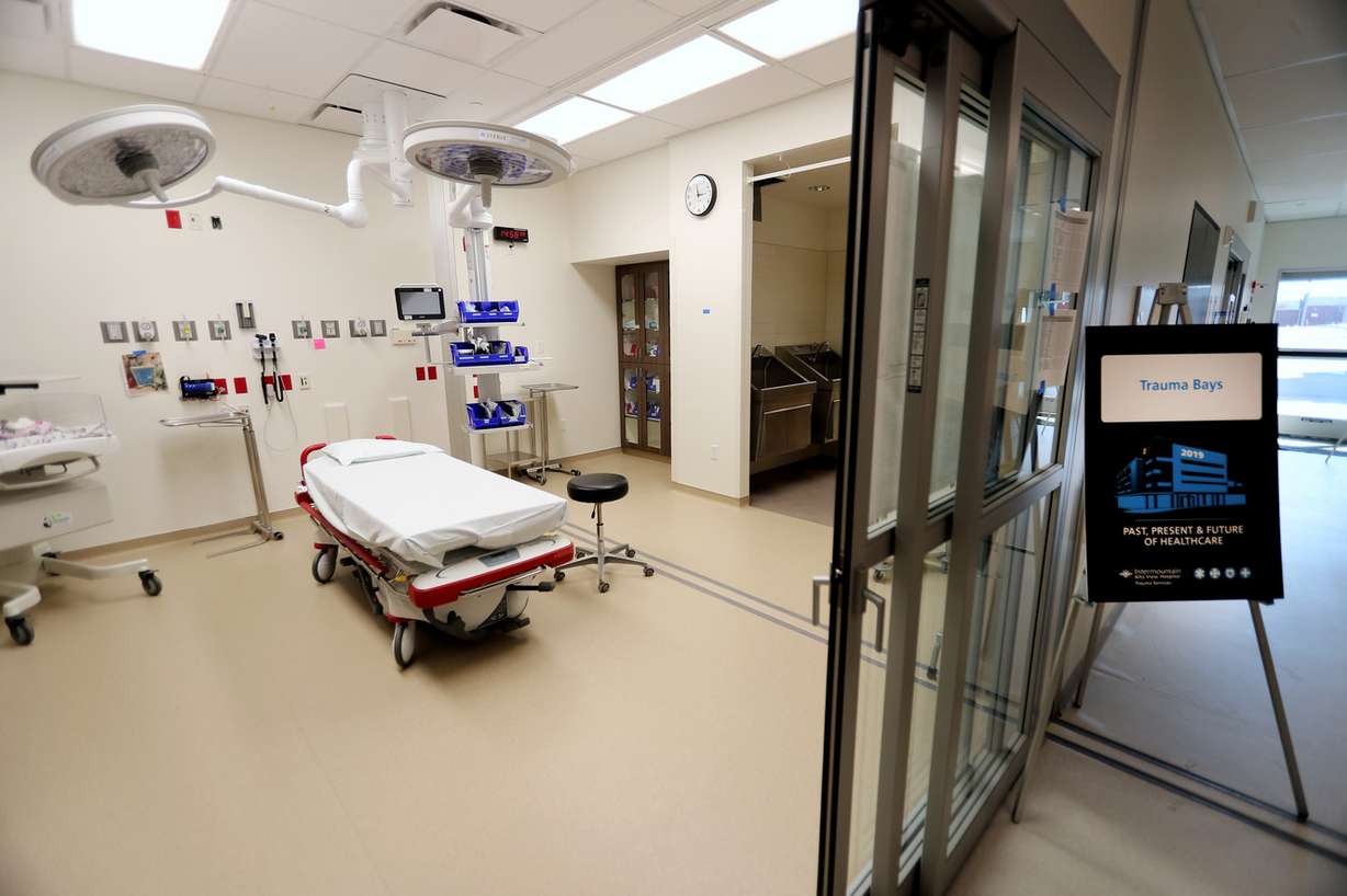 One of the trauma bays in Alta View Hospital's 146,000-square-foot expansion is pictured at the facility in Sandy on Wednesday, Jan. 30, 2019. Photo: Scott G Winterton, KSL