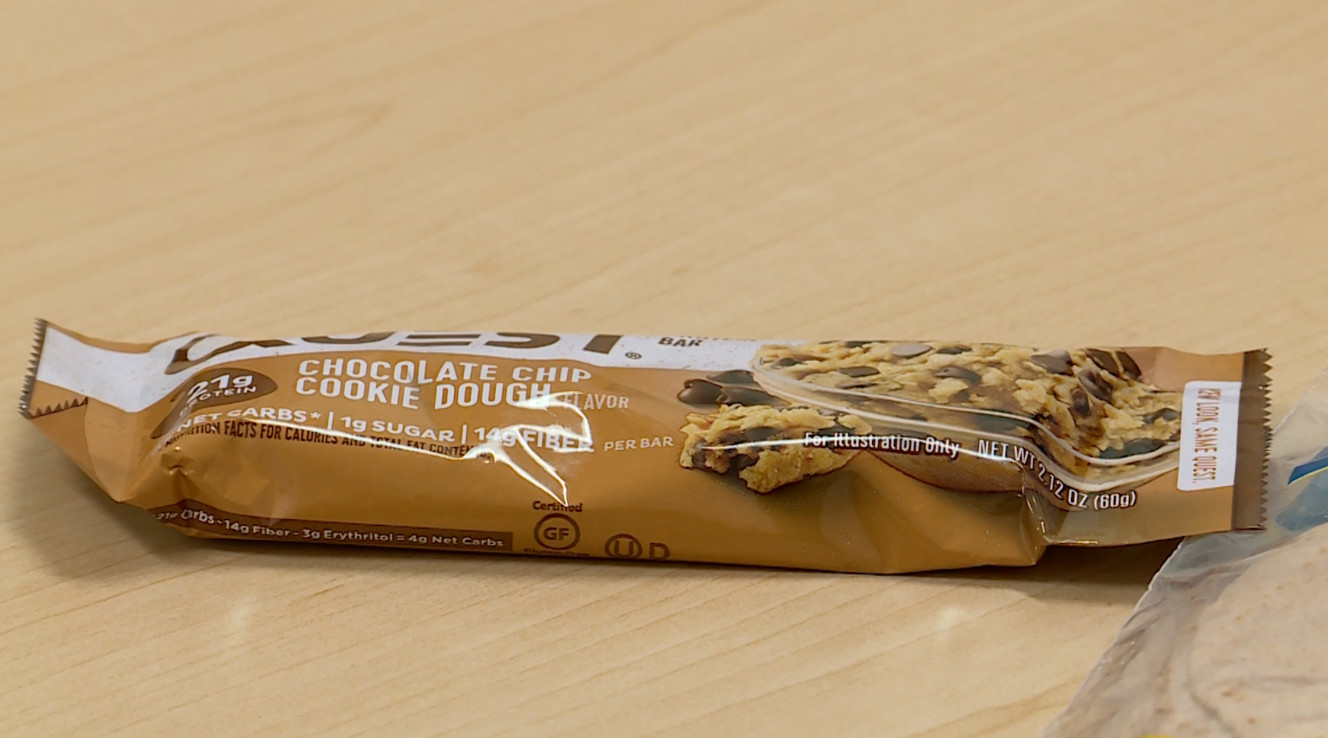 Intermountain Healthcare's Tara Finnerty discourages people from eating processed or packaged foods that are branded as supposedly "Keto friendly." (Photo: KSL TV)