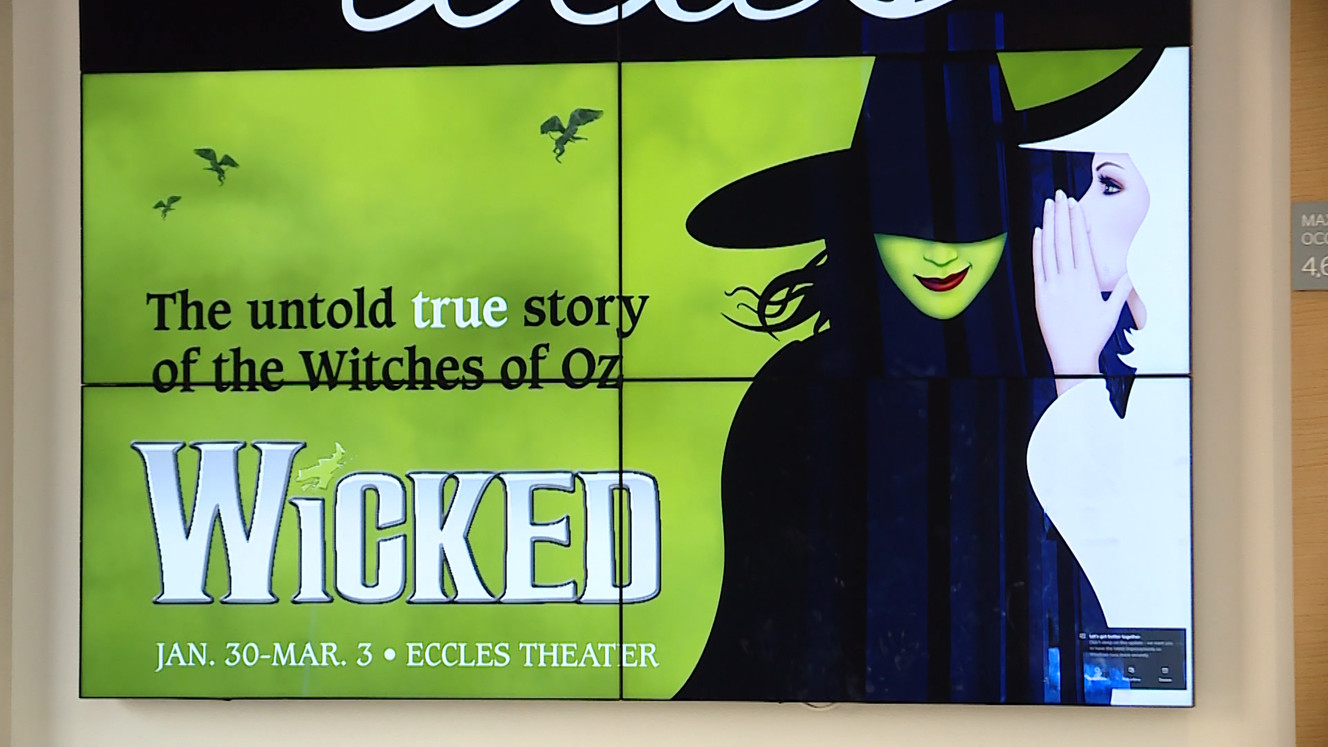 The Broadway production "Wicked" opened at the Eccles Theater on Wednesday and continues through March 3. Utah native Mattie Love is a member of the ensemble cast for the show. (Photo: John Perry, KSL TV)