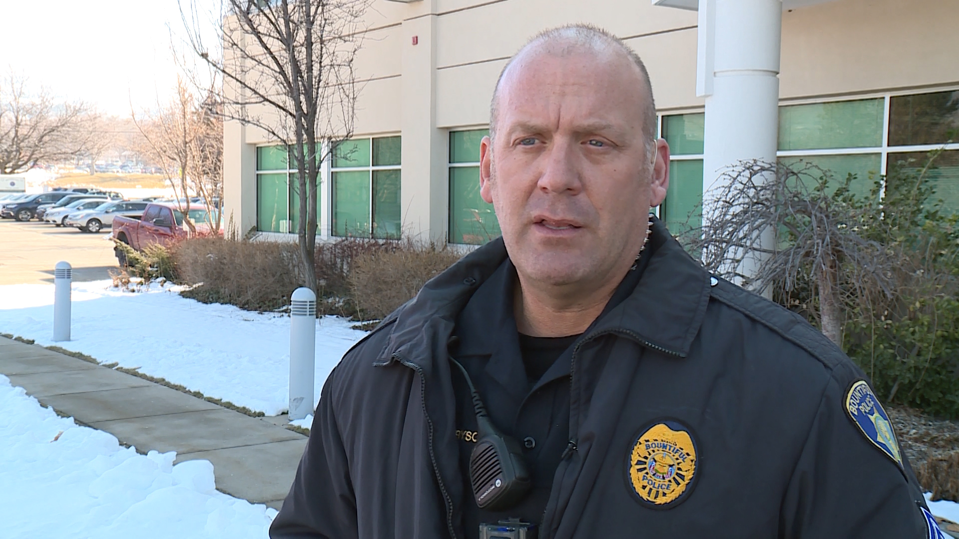 Bountiful Police Sgt. Andrew Bryson. Photo: Mike Anderson, KSL TV