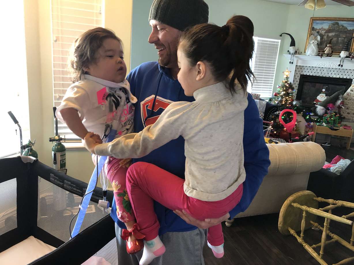 Zariah, born at 23 weeks and 6 days, is home is South Jordan after nearly 3 years and 5 months in the NICU. Photo: KSL TV