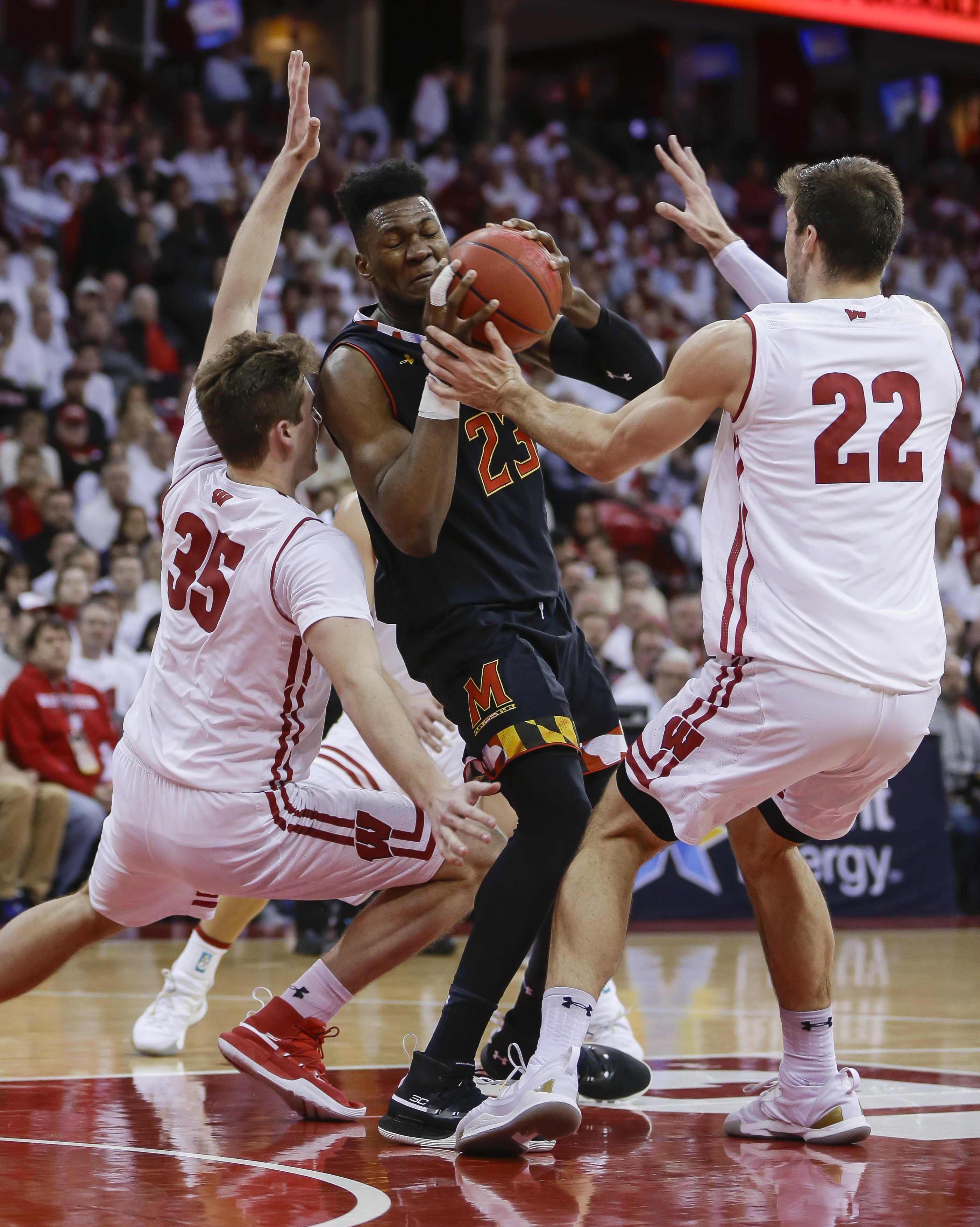 Davison, Happ, No. 24 Wisconsin beat No. 21 Maryland 69-61