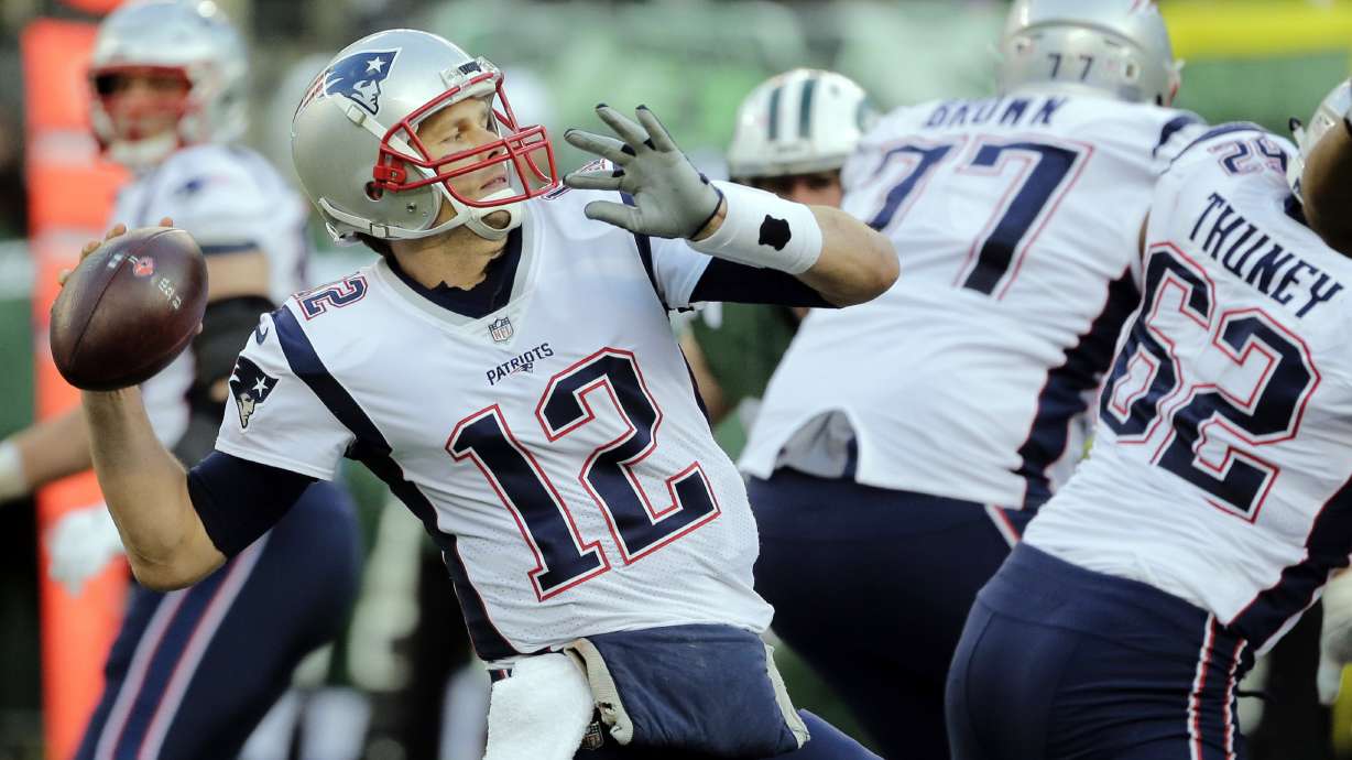 Brown and the Pats' big boys up front set tone for offense