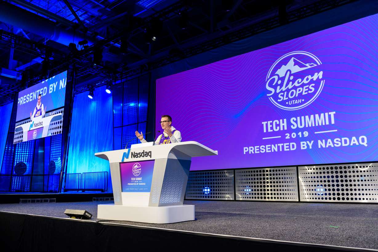 Clint Betts speaks at the Silicon Slopes Tech Summit on Thursday, January 31, 2019. (Photo: Courtesy of Method Communications)