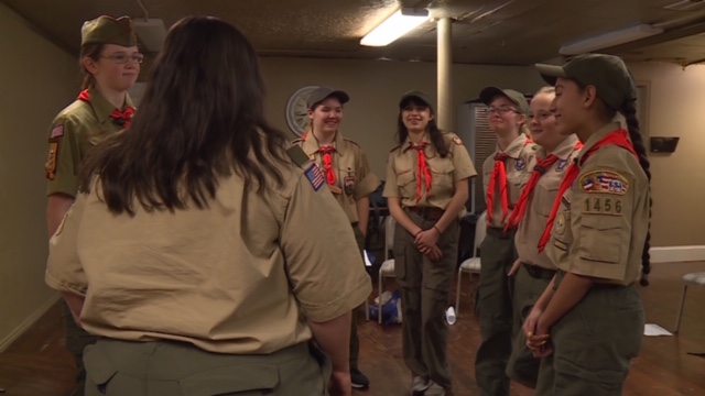 Girls officially join Scouts BSA; Springville troop celebrates changes ...