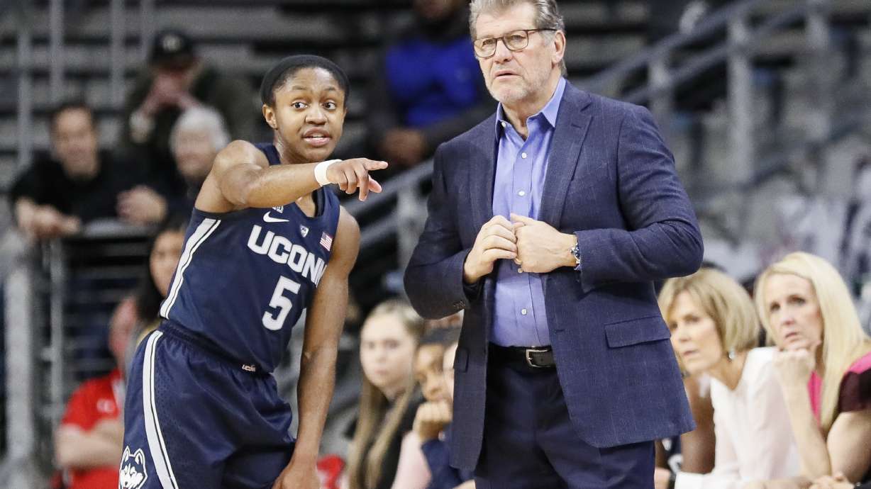 UConn falls to 5th in women's AP Top 25; Utah down to 17, BYU slides out