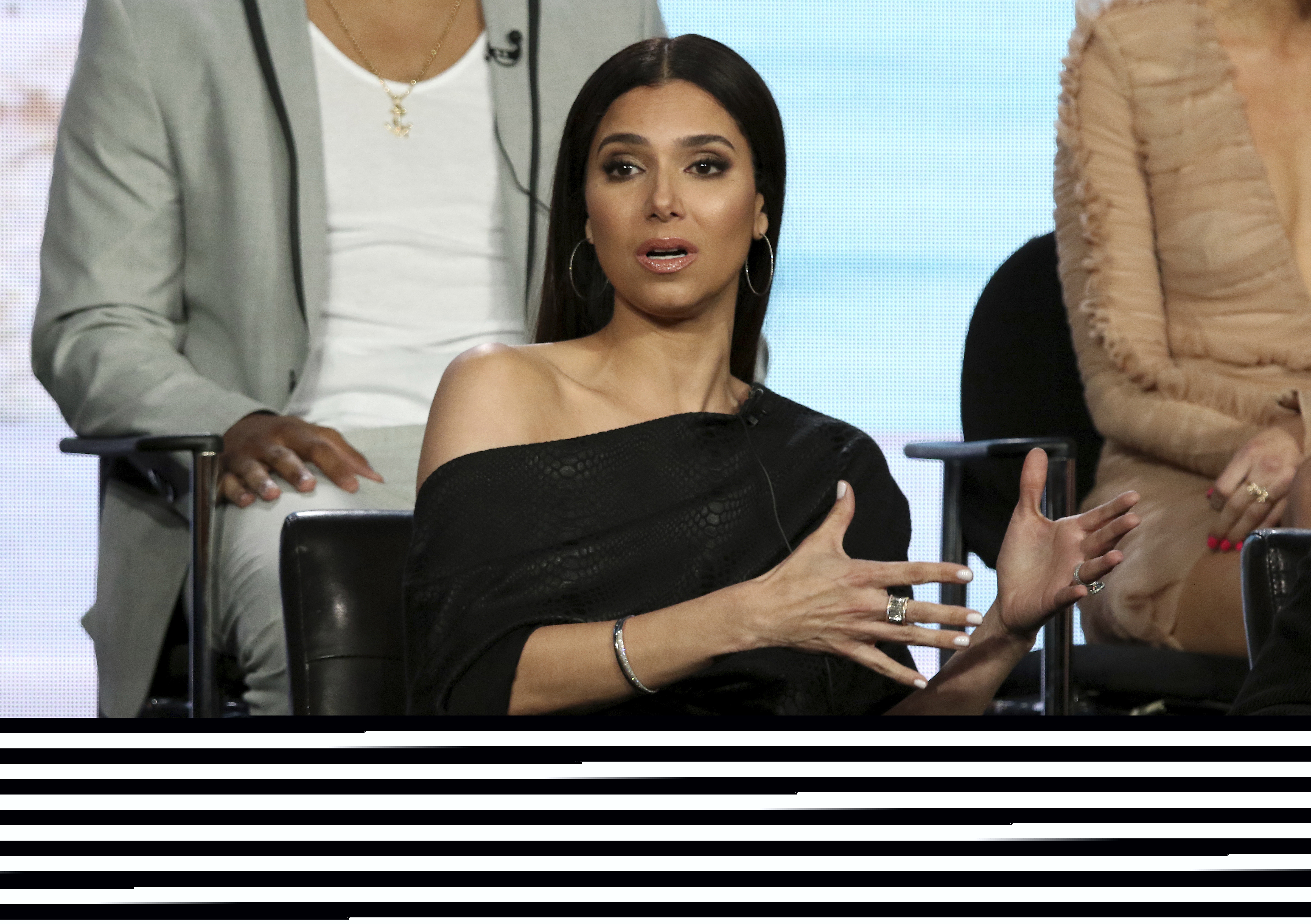 Eva Longoria works in front, behind camera on 'Grand Hotel'