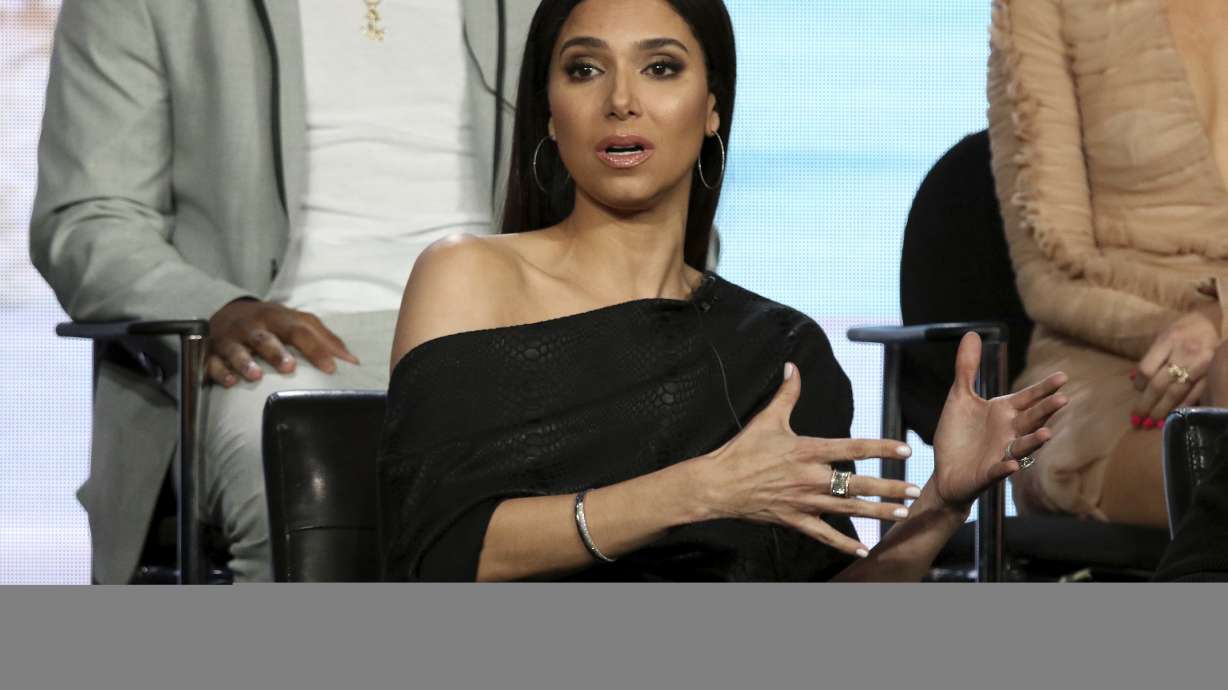 Eva Longoria works in front, behind camera on 'Grand Hotel'