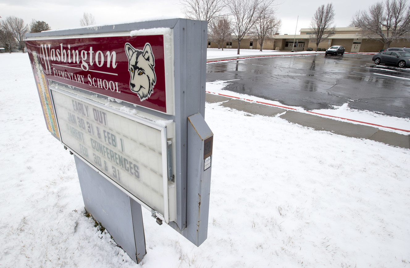 Washington Elementary School in Bountiful is pictured on Tuesday, Feb. 5, 2019. The Davis School District Board of Education is considering closing the elementary school. Photo: Steve Griffin, KSL